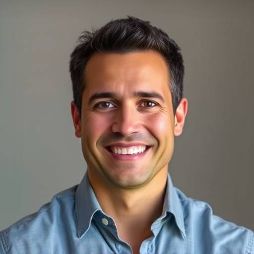 Foto de perfil de Carlos Alberto, sorrindo e vestindo uma camisa social.